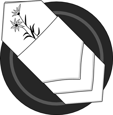 Cómo hacer elegantes servilletas dobladas