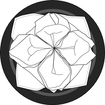 Cómo hacer elegantes servilletas dobladas