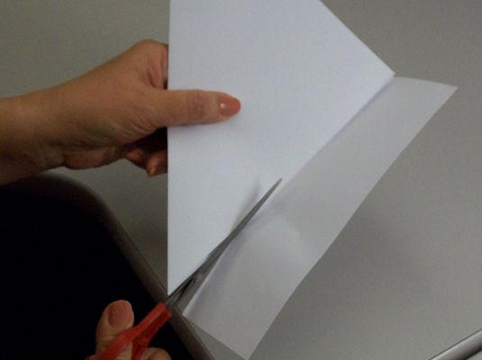 Cómo hacer un copo de nieve de papel de ocho puntas